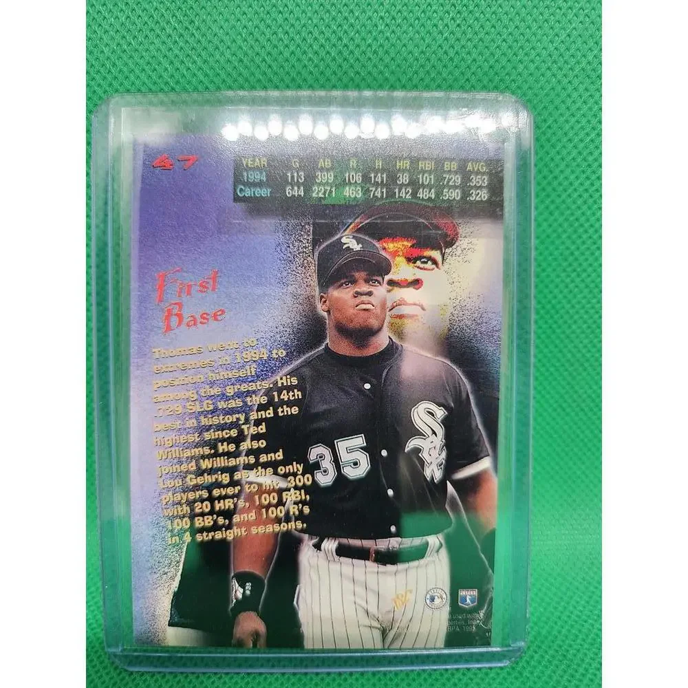 Frank Thomas ~ 1998 Topps Stadium Club  #47 Chicago White Sox HOF - RAW Mint - Picture 2 of 2